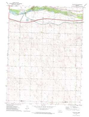 Paxton Sw topo map