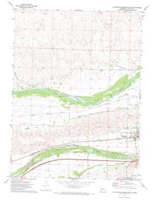 Sutherland Reservoir Nw topo map