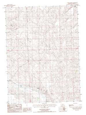 Gusher Spring USGS topographic map 41102e2