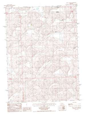 Well Valley topo map