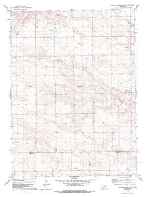 South of Gabe Rock USGS topographic map 41103d7