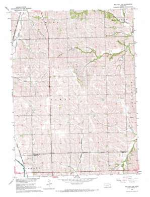 Walthill Sw topo map