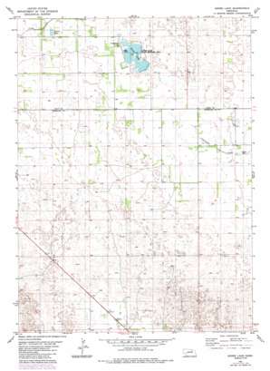 Goose Lake USGS topographic map 42098a5