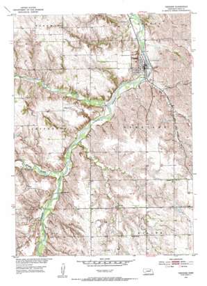 Verdigre USGS topographic map 42098e1
