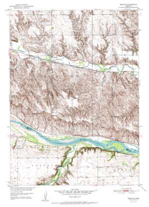 Bristow USGS topographic map 42098g5