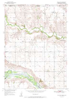 Butte Nw topo map
