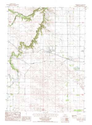 Valentine USGS topographic map 42100e1