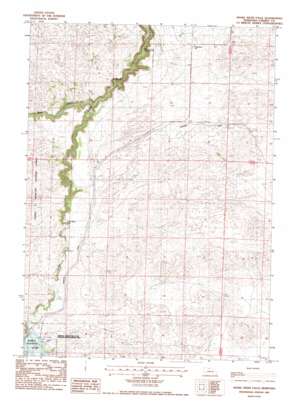 Snake River Falls USGS topographic map 42100f7