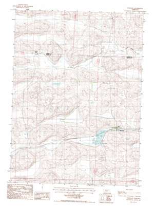 Whitman topo map