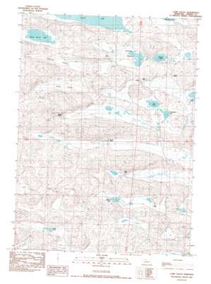 Camp Valley topo map
