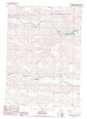 Chesterfield Flats topo map