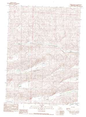 North Valley topo map