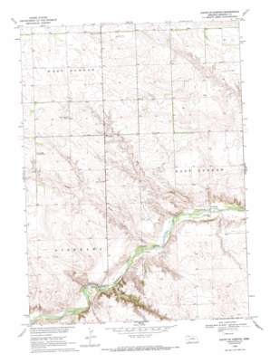 Rushville 4 Nw topo map