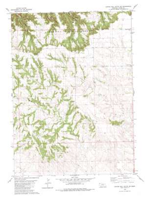 Coffee Mill Butte Sw topo map