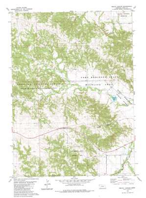 Smiley Canyon USGS topographic map 42103f5