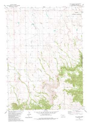 Five Points topo map
