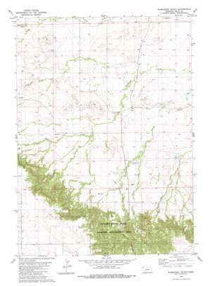 Warbonnet Ranch topo map