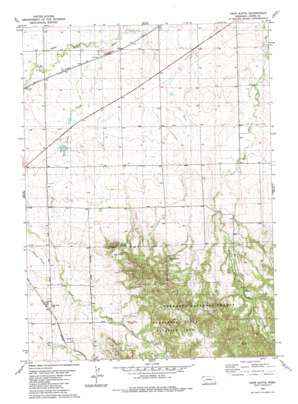 Crow Butte USGS topographic map 42103f3