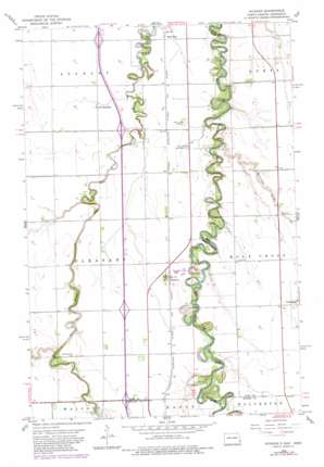 Hickson USGS topographic map 46096f7
