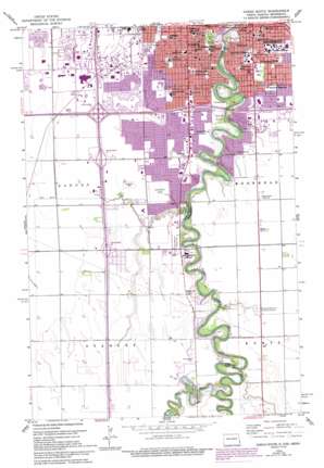 Fargo South USGS topographic map 46096g7