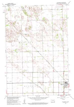 Wyndmere USGS topographic map 46097c2