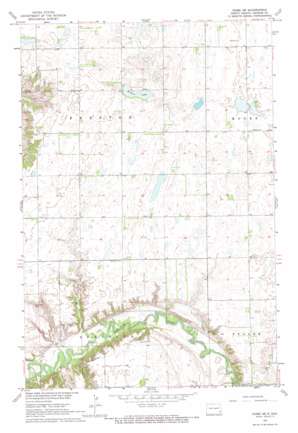 Nome SE USGS topographic map 46097e7