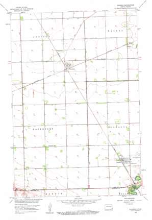 Kindred USGS topographic map 46097f1