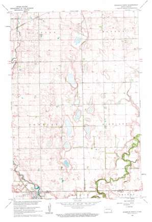 Enderlin North USGS topographic map 46097f5