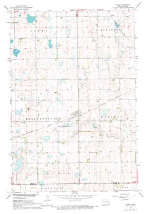 Nome USGS topographic map 46097f7