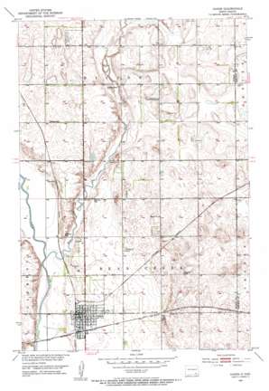 Oakes USGS topographic map 46098b1