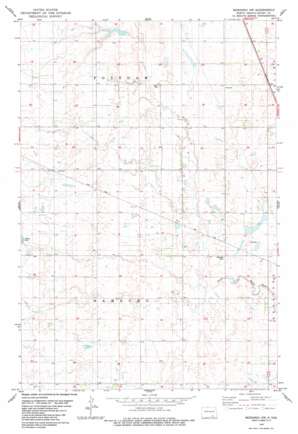 Monango Nw USGS topographic map 46098b6