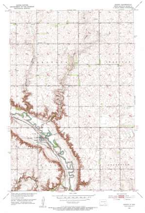 Dickey USGS topographic map 46098e4