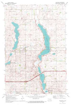 Eckelson topo map