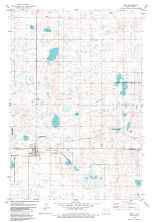 Lehr USGS topographic map 46099c3