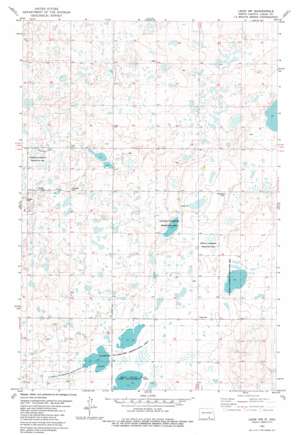 Lehr Nw USGS topographic map 46099d4