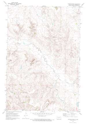 Kiefer Buttes topo map