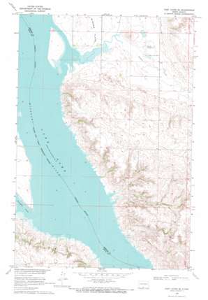 Fort Yates SE USGS topographic map 46100a5