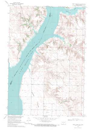 Fort Yates NE USGS topographic map 46100b5