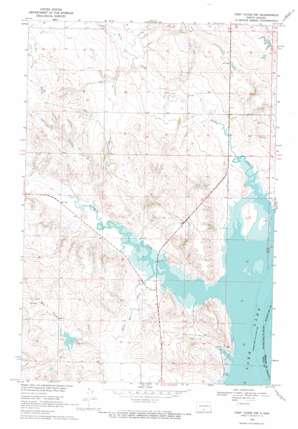 Fort Yates NW USGS topographic map 46100b6