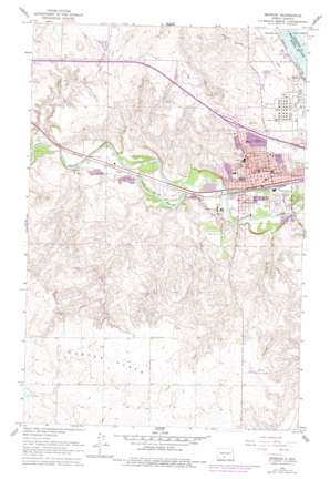 Mandan USGS topographic map 46100g8