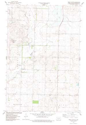 Sibley Butte topo map