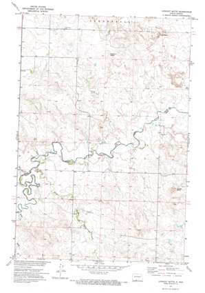 Lookout Butte topo map