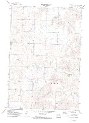 Wheeler Hills topo map