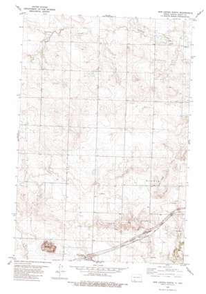 New Leipzig North USGS topographic map 46101d8