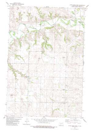 Otter Creek West topo map