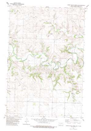 Crown Butte Creek Se topo map