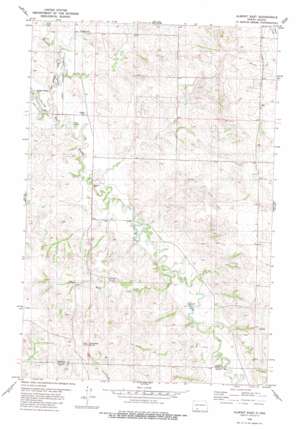 Almont East topo map