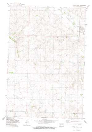 Almont West USGS topographic map 46101f5