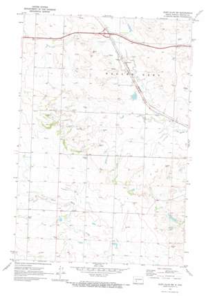 Glen Ullin Sw USGS topographic map 46101g8