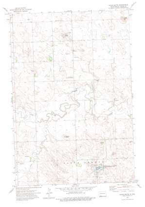 Cedar Butte topo map